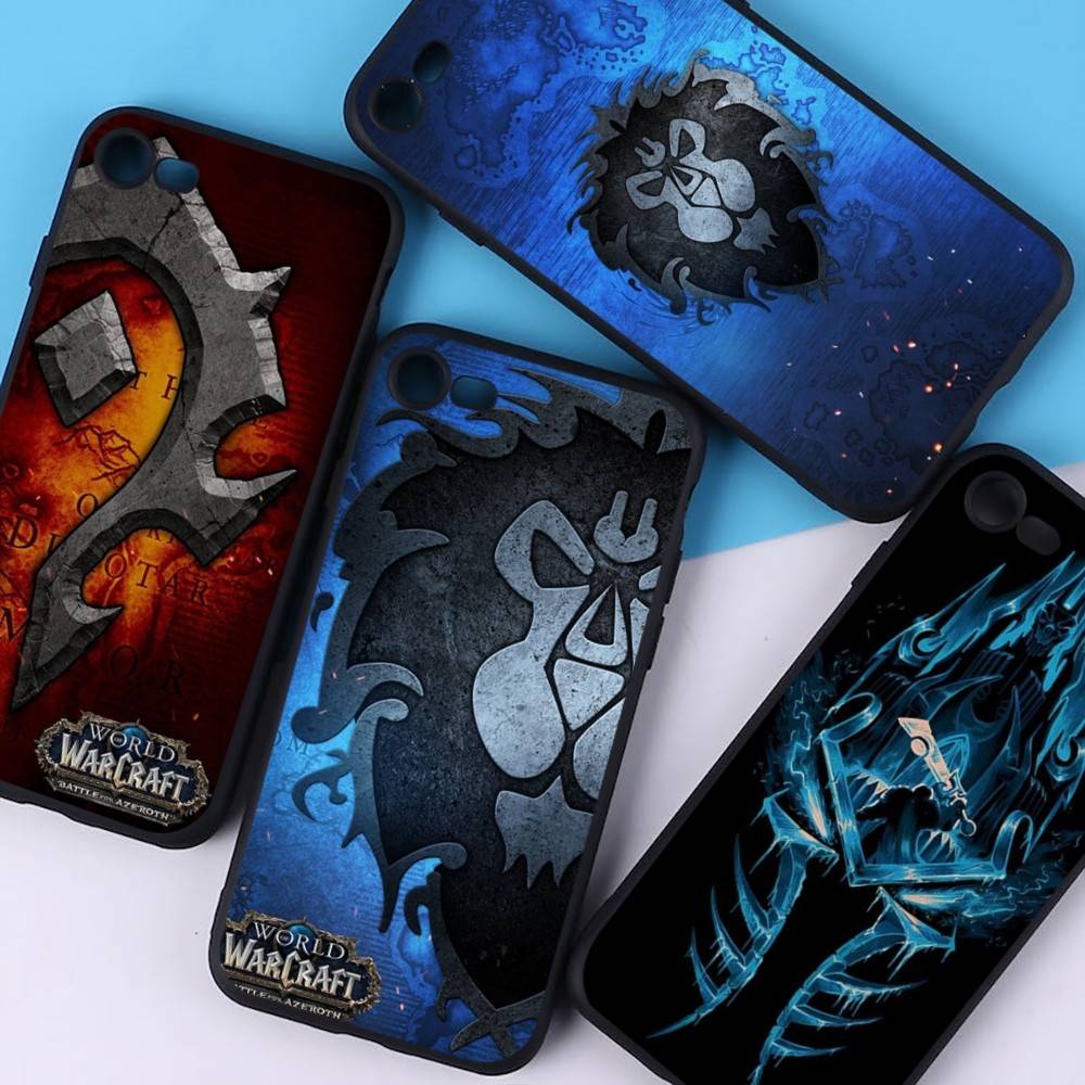 Чехол для телефона World of Warcraft Для IPhone 14 Plus 13 Mini 11 16 15 17 Pro Max Защитный Ударопрочный