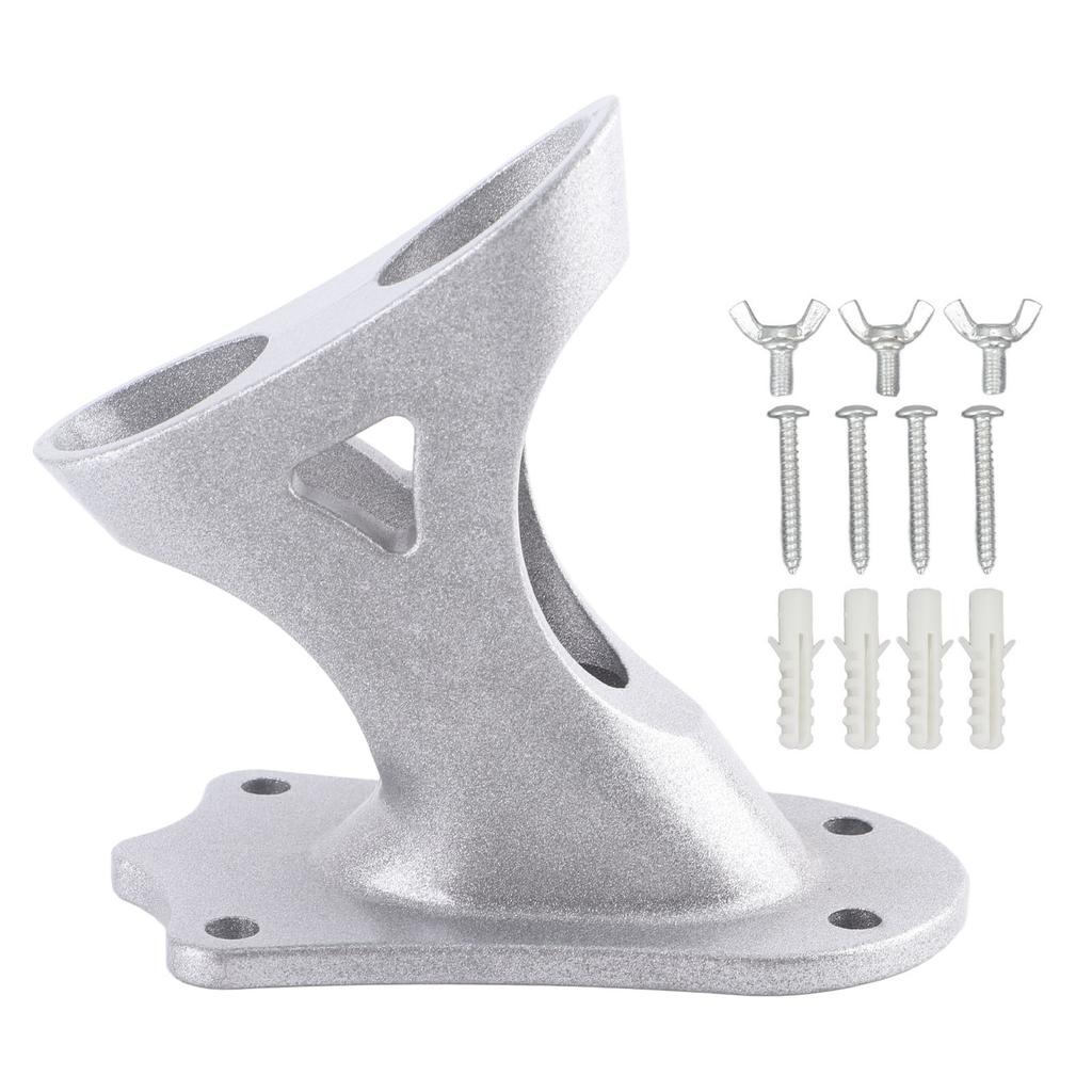 Flag Holder 2 Position Rust Proof 1in Inner Diameter Aluminum Alloy Flag Pole Bracket for Wall Roof