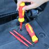 3 in 1 Insulated Screwdriver Set Multi-Purpose Screwdriver Electricians Slotted Cross Screwdriver Bit Tools Car Kit Set PH1/PH2