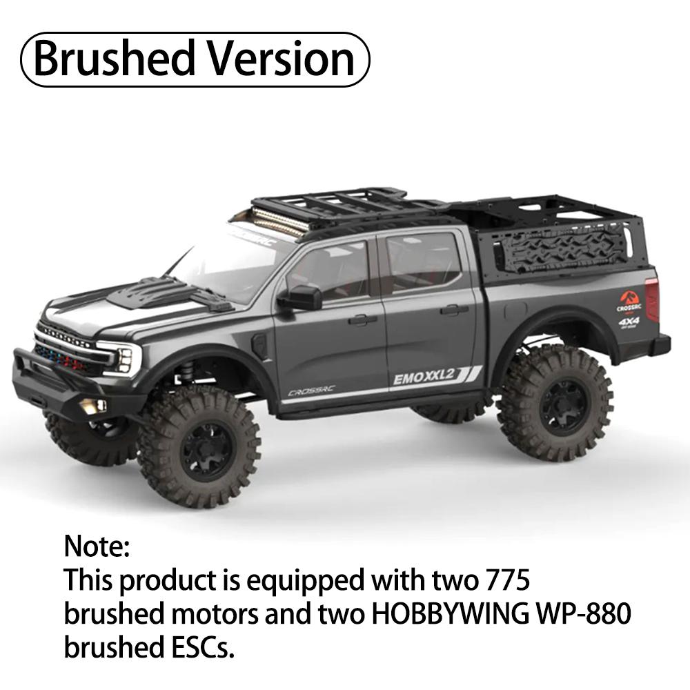 EMO XXL2 XX2 ATR/ЩЕТКА/БЕЗЩЕТОЧНЫЙ 1/5 RC RC Электрическая модель автомобиля на радиоуправлении Гусеничный Скальный Грузовик Игрушки для взрослых и детей