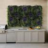 Zielona ściana - panel roślinny - violet flowers -  uv 50 x 50