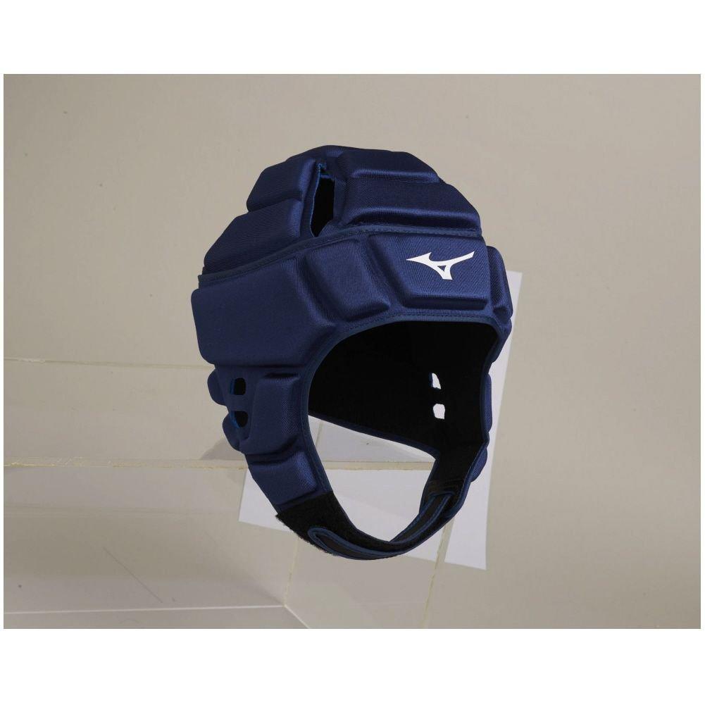 Mizuno Шлем для регби размера R3JTA801, Унисекс, Темно-синий, L,