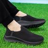 Sleeve casual sports shoes fly-woven light shoes men's large size four-season shoes summer breathable men's shoes