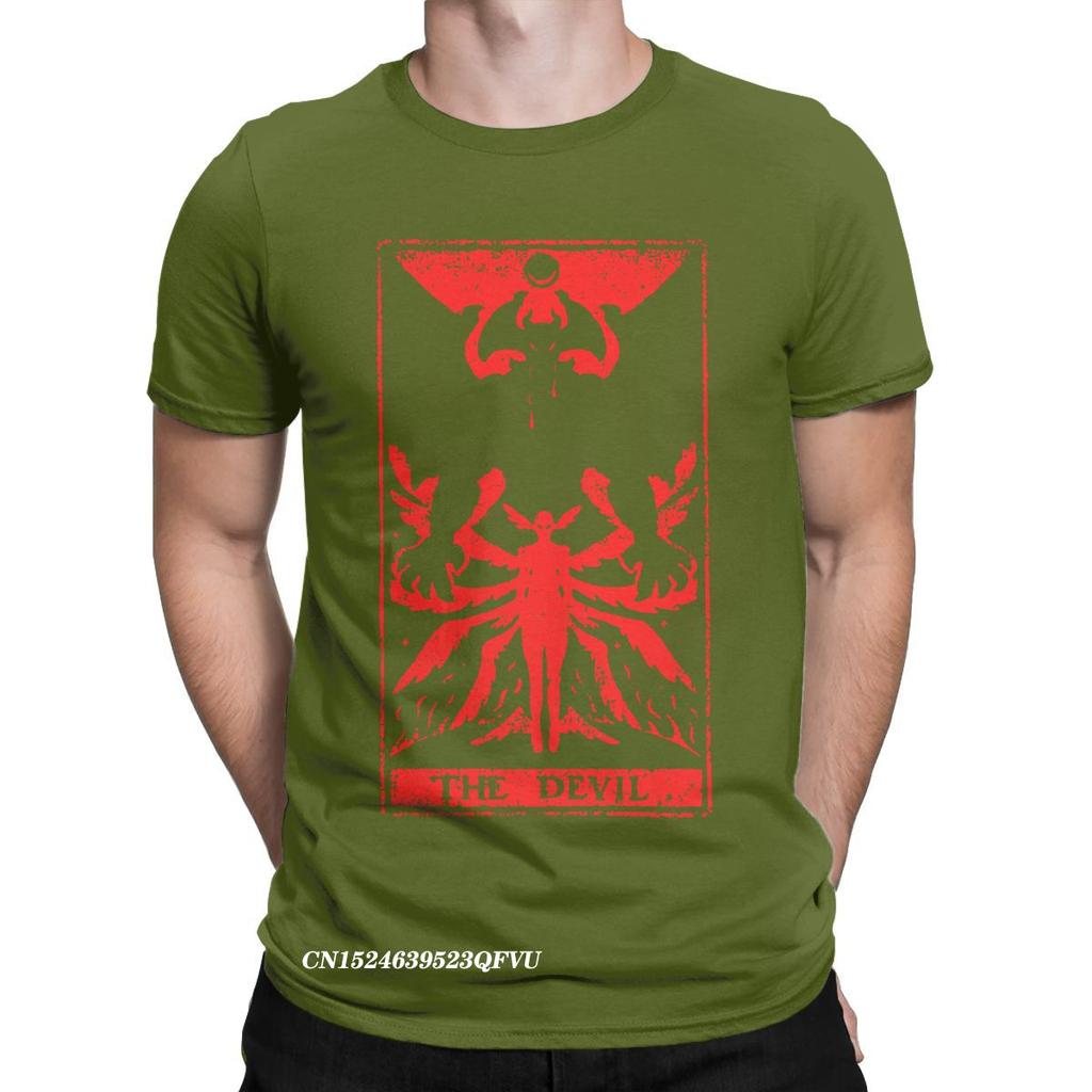 Devil Tarot Debiruman Devilman Crybaby Мужская футболка Японская аниме-футболка Harajuku Manga Футболки Хлопковая летняя одежда