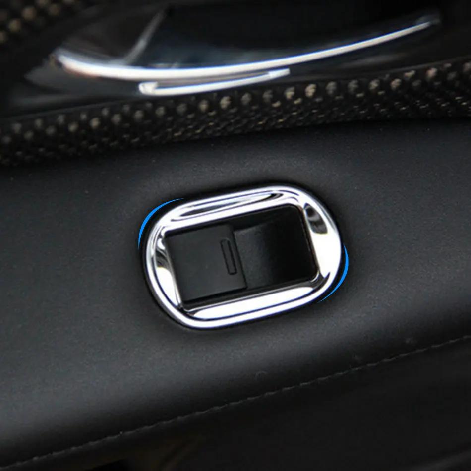 4Pcs Car Window Lifter Button Panel Sticker for Honda HRV HR-V Vezel 2014 - 2020 Decoration Cover Trim Interior Accessories