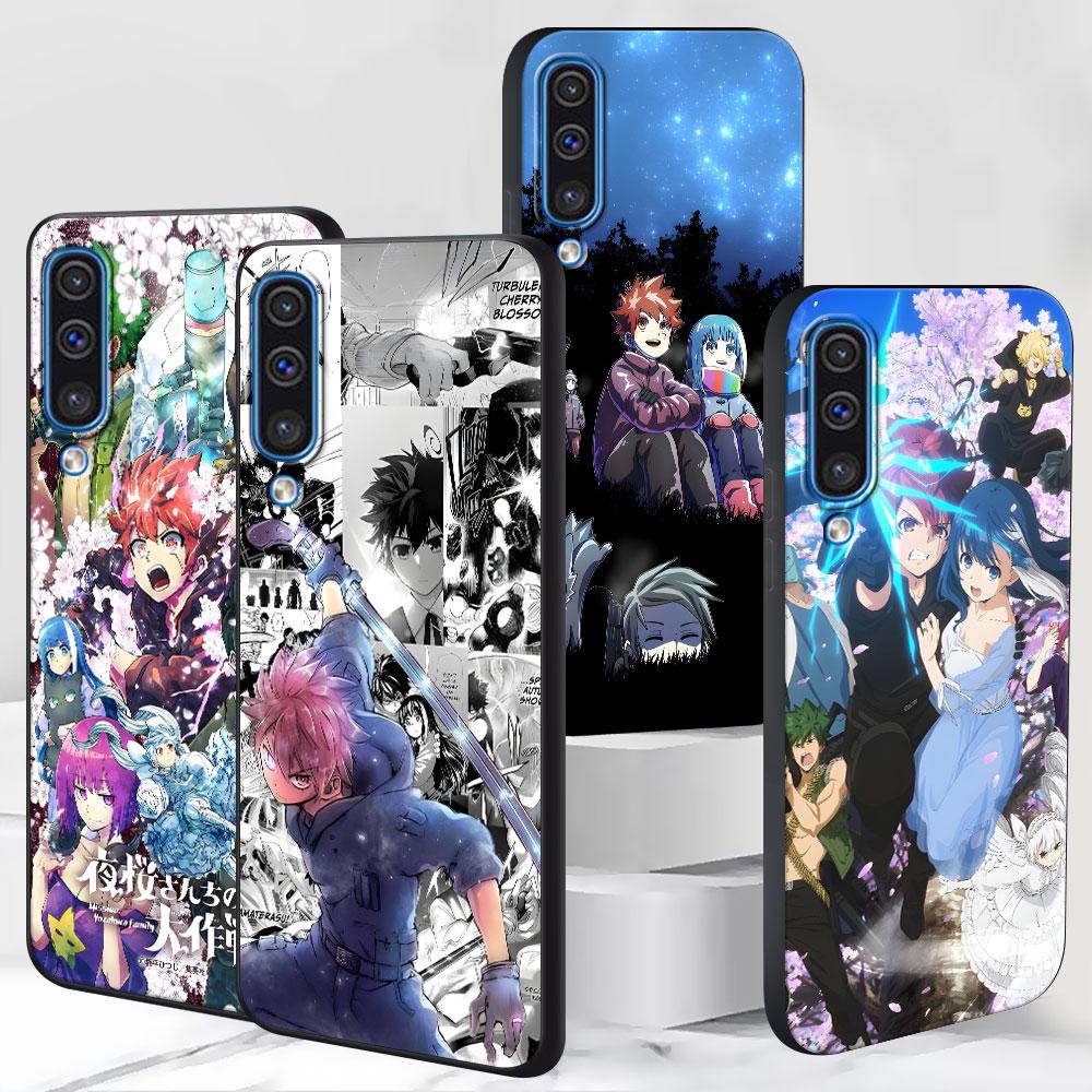 Чехол для телефона Samsung Galaxy A03 A04s A20 A30 A20e A70 A70s A50 A40 A30s A50s A20s A10s TPU Черный Чехол для телефона Миссия Семья Ёдзакура
