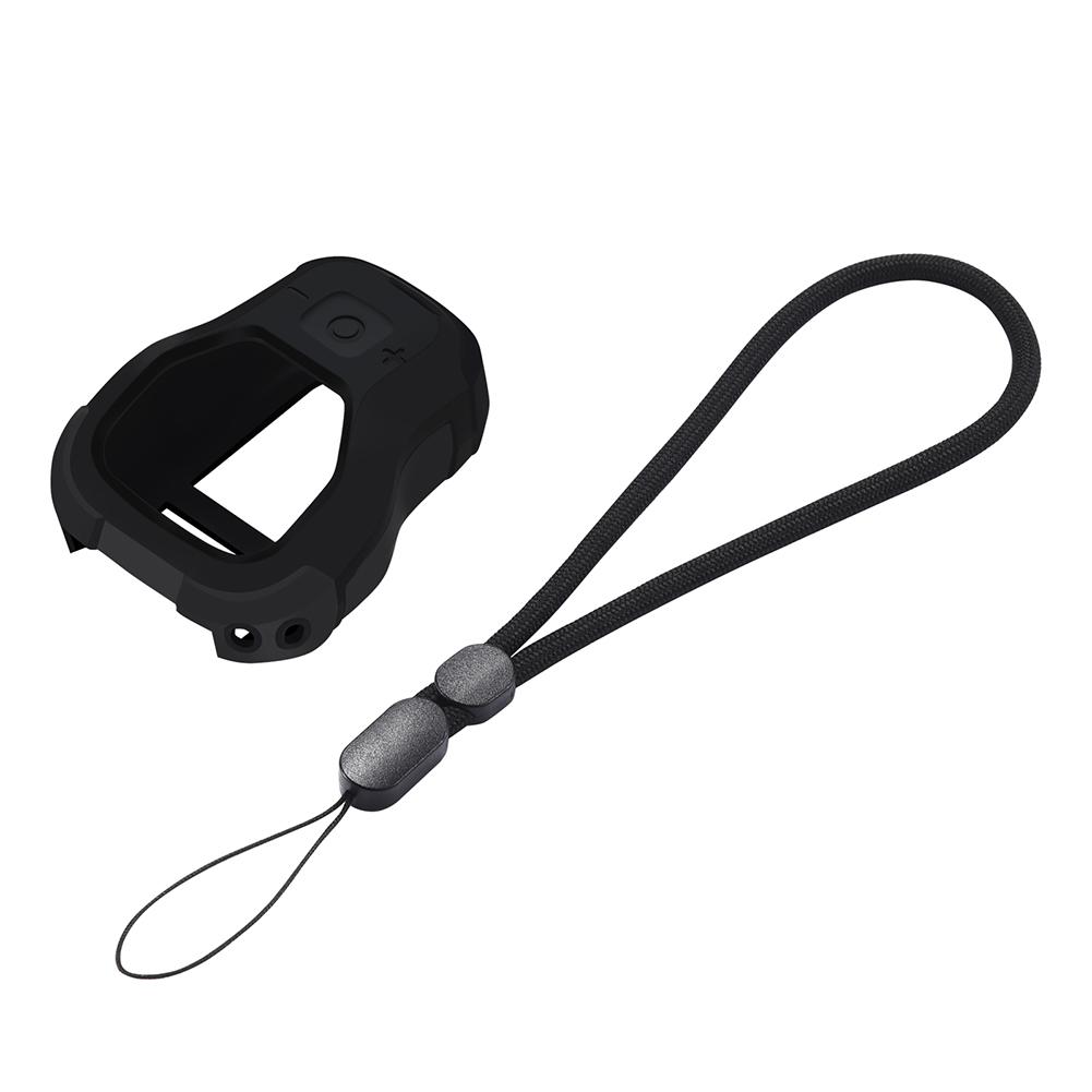 Silicone Case Anti-Drop Protective Case with Carrying Strap Portable Travel Skin Sleeve for Dewalt Jobsite Pro Wearable Speaker