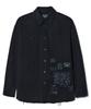 ULKIN [Disney] Oversized Patchwork Shirt_Black