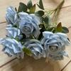 Sophisticated Faux Rose Arrangement For Wedding Venue Table Centerpiece