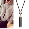 Female Pendant Necklace Tassel Long Winter Sweater Chain Necklace Necklace
