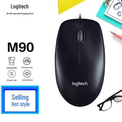 Проводная оптическая мышь Logitech M90