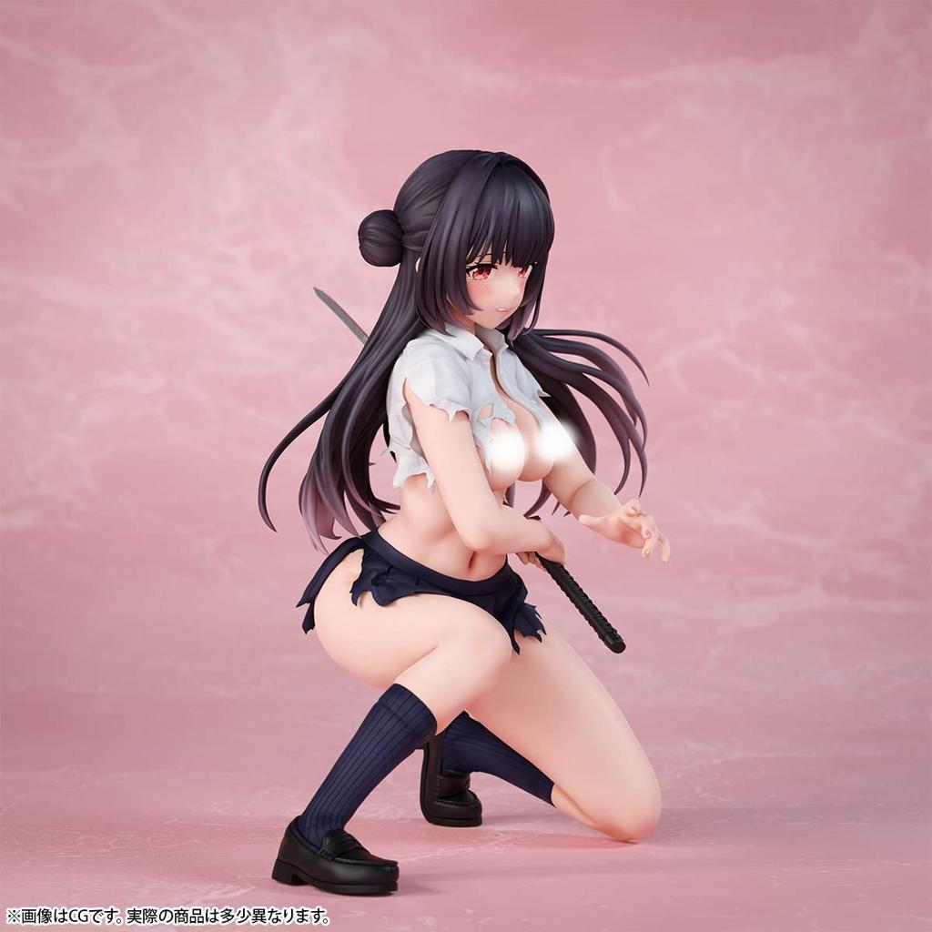 Samurai JK Sakura Damage Scale Painted Finished Figure Ver. 1/7