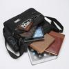 Men'S Crossbody Messenger Satchel - Multi-Layered Pockets, Adjustable Shoulder Strap, Business Single Shoulder Bag