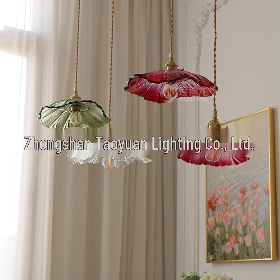 Современная скандинавская латунная подвесная лампа-подсолнух со стеклом для ресторана, гостиной, бара, прикроватной зоны, спальни