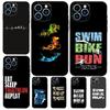Чехол-аксессуар Tri Life для iPhone 15 16 14 13 12 11 Pro Max Plus X XR XS 12 13 Mini с принтом Триатлон Три Лайф Плавание Велосипед Бег