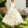 Women's Sleeveless Flowy Long Maxi Dress Lightweight,Stylish Versatile Comfort for Summer Beach Vacation & Daily Casual