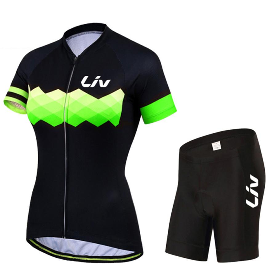 2026 LIV Pro Новый женский велосипедный костюм MTB Велосипедная майка Комплект Женская Команда Ciclismo Девочка Одежда Горный велосипед Майка Одежда Майка