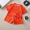 Childrens Summer Short Sleeve Shorts Pajamas With Soft Waffle Fabric For Kids