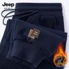 JEEP SPIRIT Men's Fleece-Lined Drawstring Sweatpants