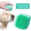 Pet Bathing Brush Soft Cat Massage Comb Remove Floating Hairs Dog Shampoo Brush Pet Washing Supplies