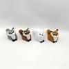 Figurine Plush Fox Doll Toy Mini Squatting Sitting Fox Model Plush Simulation Fox  Birthday Gift