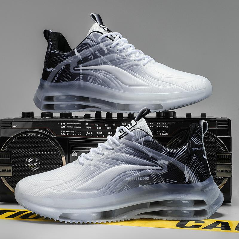 Мужская обувь весна и осень новая мужская повседневная беговая амортизация воздушной подушкой большой размер спортивные папины кроссовки