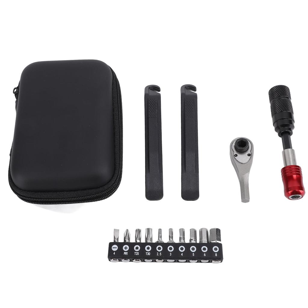 Ratcheting Screwdriver Set with Bits Aluminum Alloy Stainless Steel Multiple Size Ratcheting