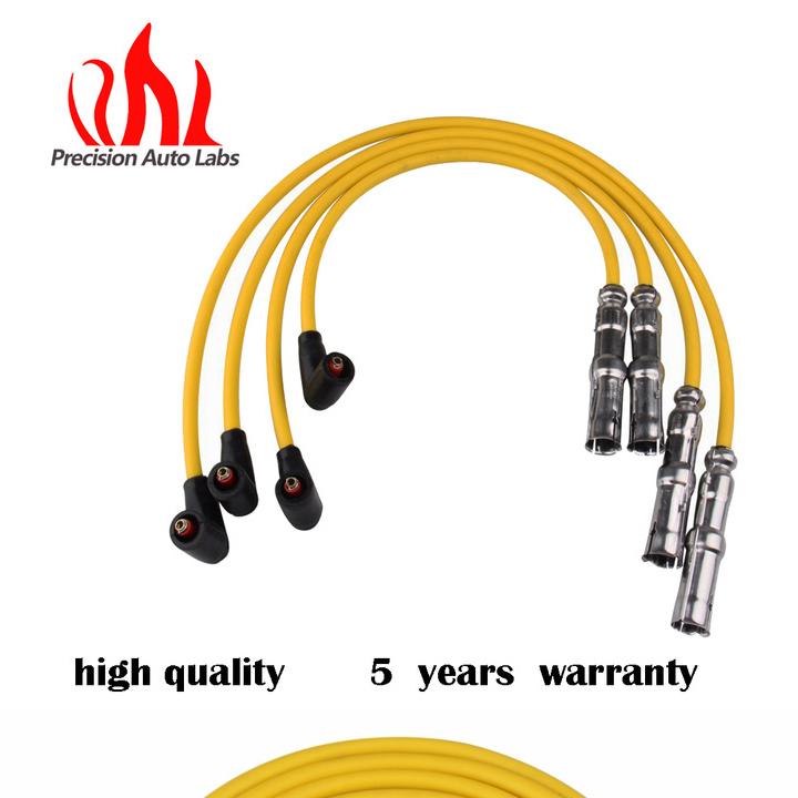8mm Racing Ignition Spark Plug Wire Set For Volkswagen Jetta Golf Beetle 2.0L 27588 VWC03 CH74211 QW1493 35-4413 Car Accessories