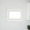 Basement Window RISOR 80 x 50 cm PVC and Glass White
