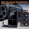 Portable Tire - 140psi Cordless Compressor With Touchscreen, Digital Pressure Gauge, And Light For Inflating Cars, Motorcycles, Bicycles, And Balls