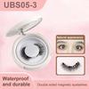 1 Set Magnetic FALSE Eyelashes with Lash Applicator Clip Reusable Natural Wispy
