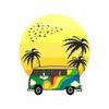LYKX Fashion Camper Travel Car Stickers Vinyl Decals Car Motorcycle Bumper Body Rear Window Decorative Decals