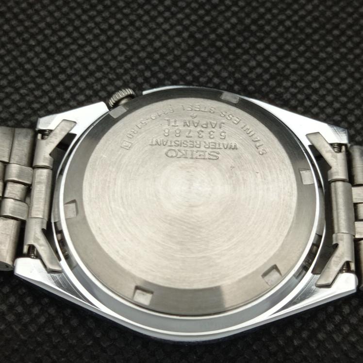 ВОССТАНОВЛЕННЫЕ ВИНТАЖНЫЕ SEIKO 5 АВТОМАТИЧЕСКИЕ 6319A ЯПОНИЯ МУЖСКИЕ D/D БЕЛЫЕ ЧАСЫ a318651-9
