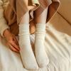 Casual Solid Color Comfortable Home Sock Soft Long Thermal High Quality Women Wool Socks Warm Winter Thick Cashmere Fuzzy