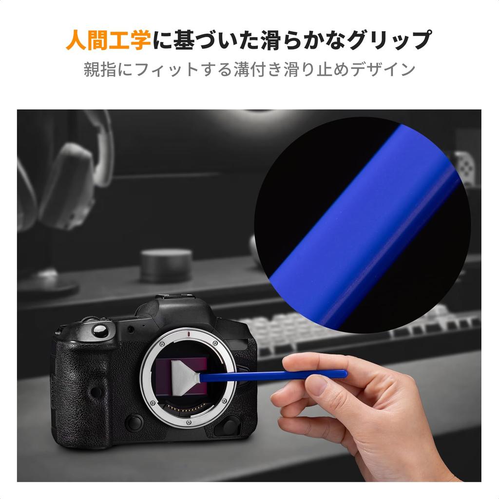 Concept Camera Cleaning Kit Sensor Cleaning 16mm Sensor Swab 10 Pieces Cleaner Camera Cleaning Swab Sensor Only Cleaning Stick Maintenance Supplies