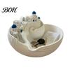Dressing Table Tray Conch Storage Bowl, Desk Decorative Tray, Exquisite Greek Bowl Island Charm for Keys Jewelry Coins Coastal Decor
