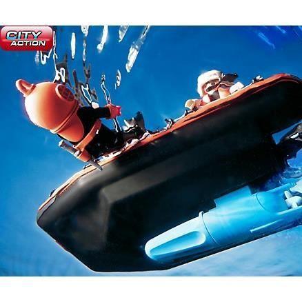 PLAYMOBIL - City Action - Pilote / Hélicoptère / Bateau de Sauvetage - Mixte - A partir de 4 ans