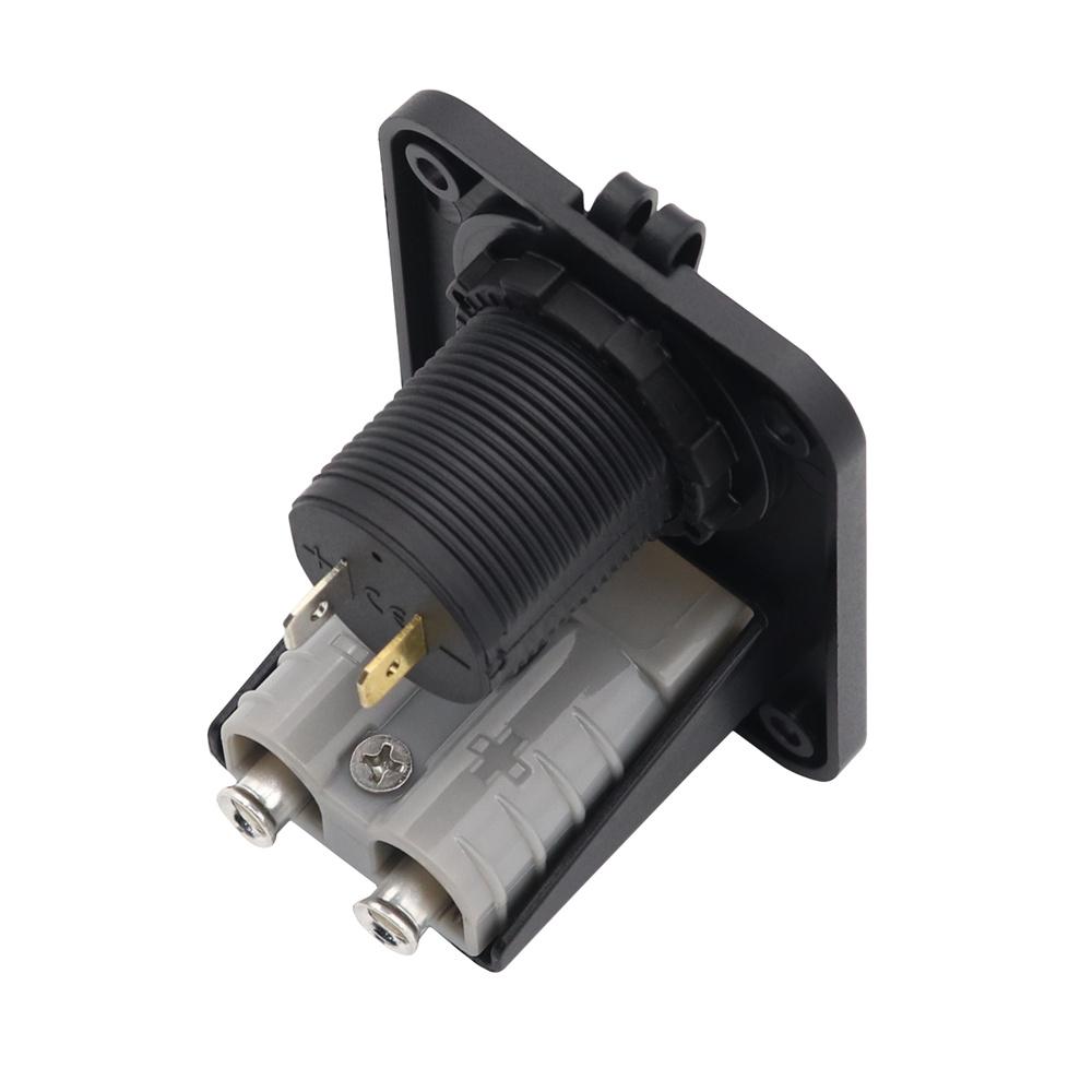 50 Amp Plug Dual USB Socket Flush Mount Recessed Plate For Anderson Style Plugs