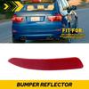Для BMW X5 E70 2007-2010 Левый водительский задний отражатель бампера Задний фонарь Красный