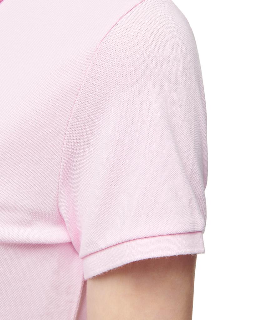 POLO RALPH LAUREN W Сетчатое поло приталенного кроя - Розовое
