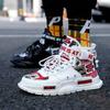 Increase Height Shoes Basckets Loafers for Men Fashion Tennis High Top Sneakers with Rubber Sole Sports Shoes Chaussires Tennis