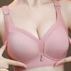 2025 New Style Big Breast Smooth Seamless No Steel Ring Full Cup Bra Invisible Cup Big Breast Small Underwear Female Bra