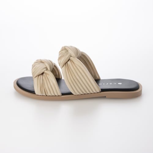 Carino CAST44090 Women's Beige Sandals, Size 23.5 cm