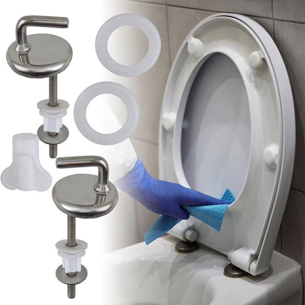 Stainless Steel Toilet Seat Bolts Kit Durable Toilet Cover Connector Toilet Repair
