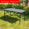 Portable Outdoor Folding Table and Chairs: Roll-Up Camping Set for Night Markets