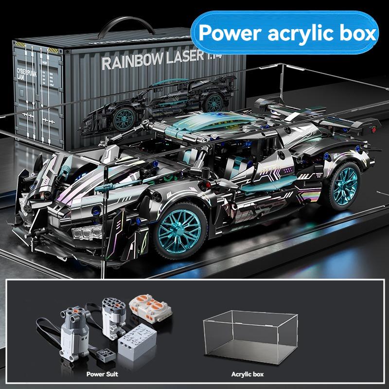 1:14 Технических Гоночных DIY Спортивных Автомобилей Строительные Блоки Игрушки Сборка Блочного Автомобиля Игрушки, предназначенные для Дня Рождения Ребенка плюс Рождественский Подарок