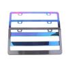 1PC Stainless Steel License Plate Frame Suitable For US Regulations Car License Plate Frame Auto Modification Parts