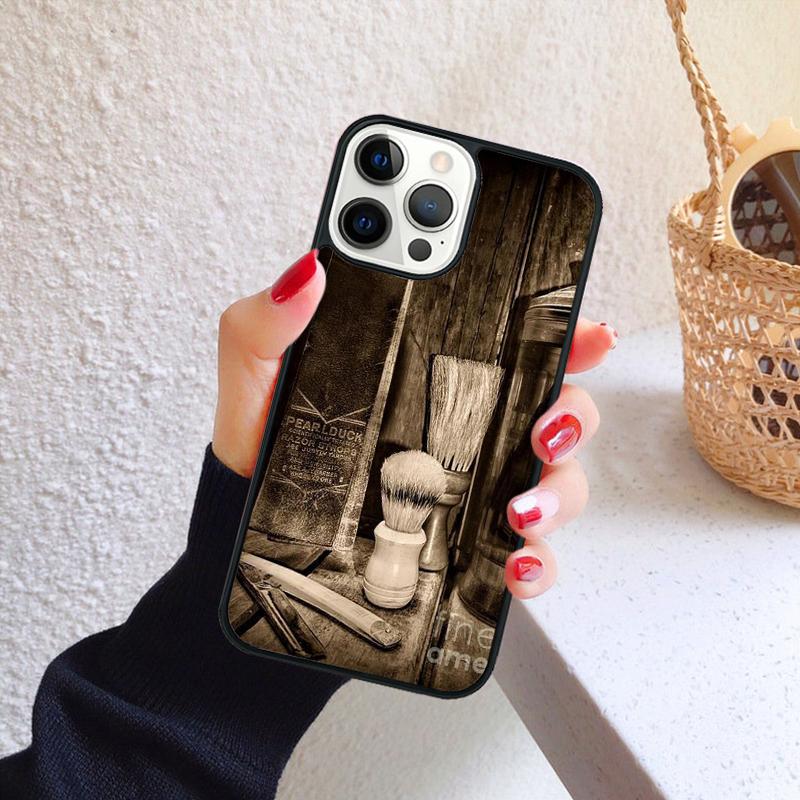 Barber Scissors Hairstylist Salon Phone Case for iPhone 17 Air 16 Coque 15 14 12 13 PLUS 11 PRO MAX Back Cover Fundas Shell