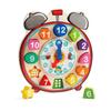 Top Bright Clock Wooden Clock Puzzle Authentic Tick-Tock Puzzle, Toy, Shape-Matching 120351,