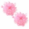 2Pcs Hair Accessories Floral Scrunchie Colorful Ruffled Flower Hair Rope  Festive Celebrations